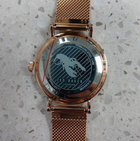 NWT Ted Baker Rose Gold Chain Strap Watch - Picture 2 of 14